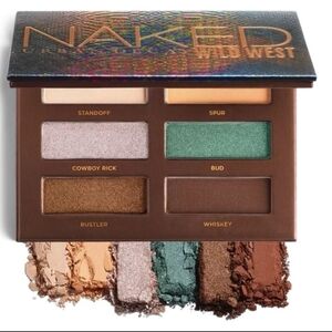 NIB Urban Decay Naked 6 Pan Wild West Mini Eyeshadow Palette - Vegan